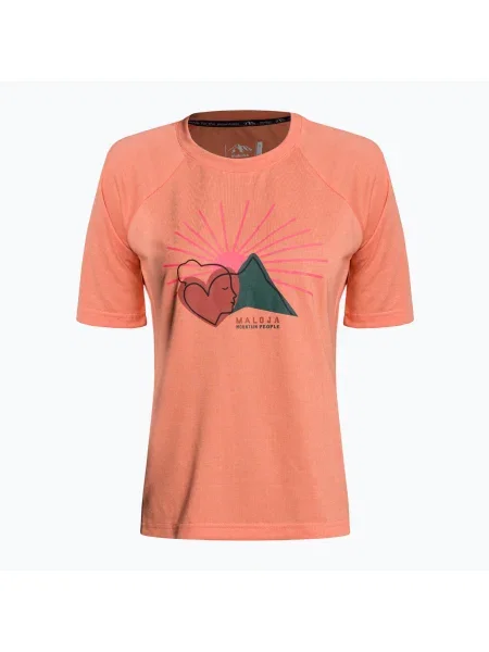 Tricou de trekking pentru femei Maloja DambelM portocaliu
