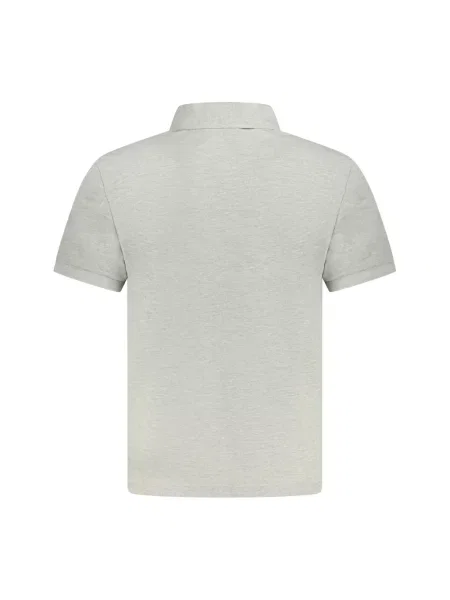 Koszulka polo North Sails z krótkim rękawem z logo szara