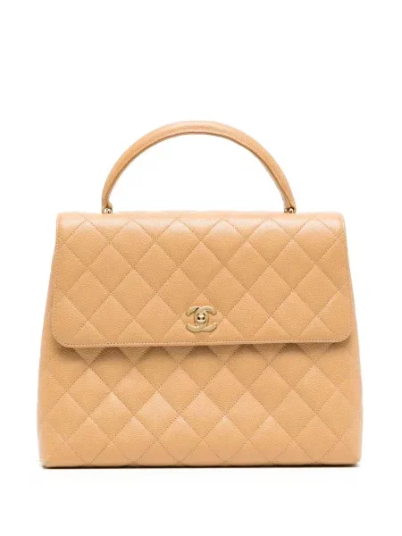Top Chanel Pre-owned hnědý