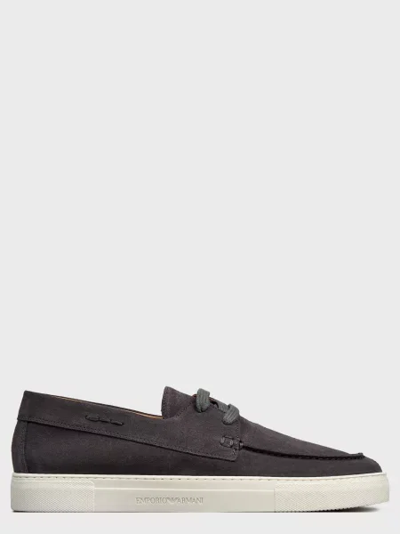 Мокасины Emporio Armani серые