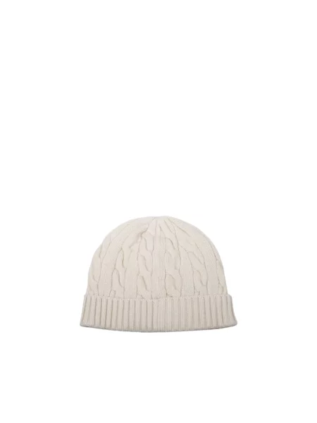 Czapka Polo Ralph Lauren z kaszmiru beżowa