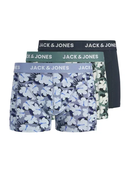 JACK & JONES Boxeri JACBEN marin / verde / mov lavandă albastru