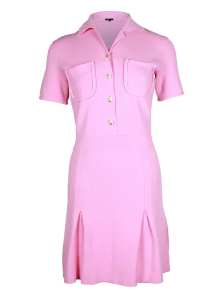 Krótka mała sukienka mini Maje garniturowa różowa