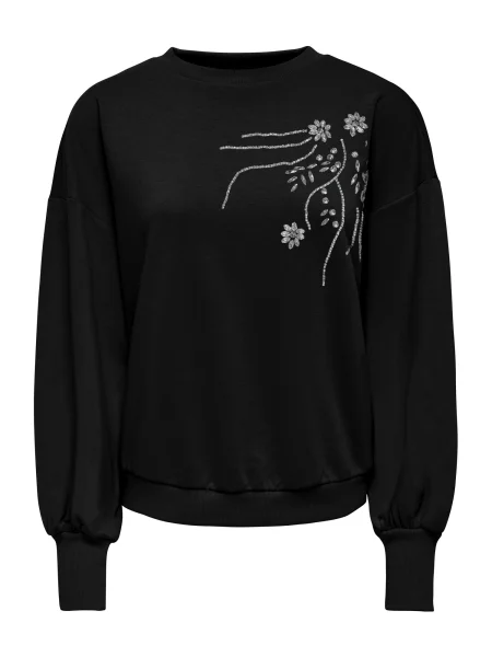 Geacă Only transparente negru