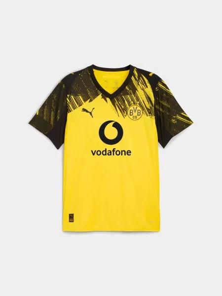 Футболка спортивна PUMA Bvb Home Jersey Replica комбінований верх жовтий