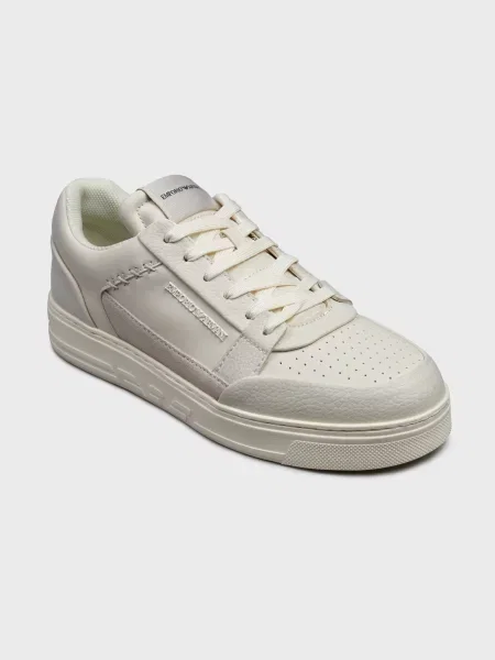 Кеды Emporio Armani белые