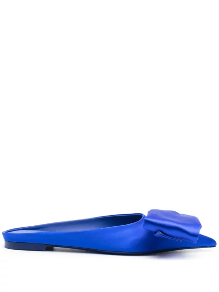 Klapki mules Ferragamo niebieskie