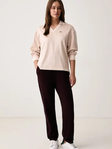 Tricou cu mânecă lungă Lacoste roz