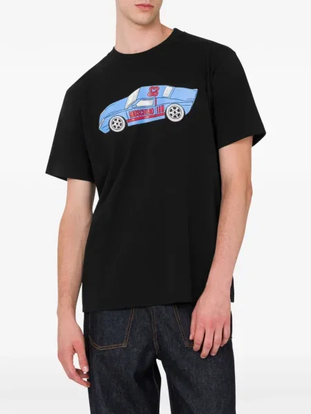 Tricou Moschino cu imagine negru