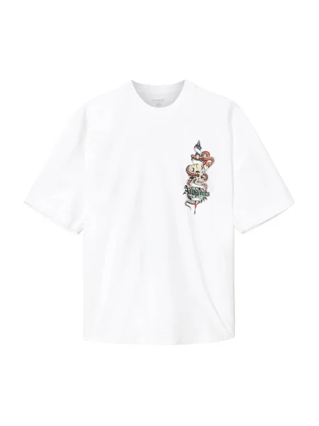 AllSaints tricou din BLADE alb
