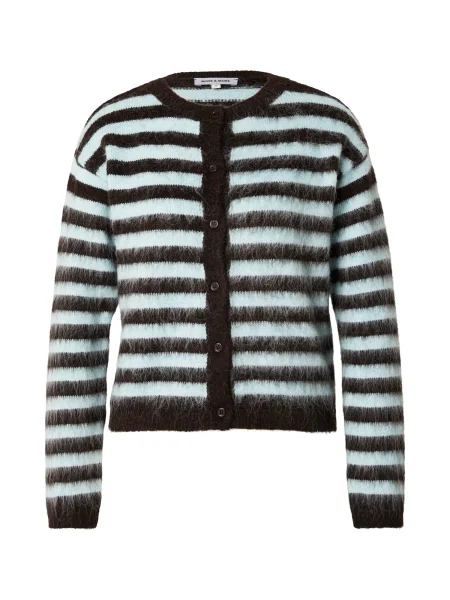 MORE & MORE Geacă tricotată albastru aqua negru