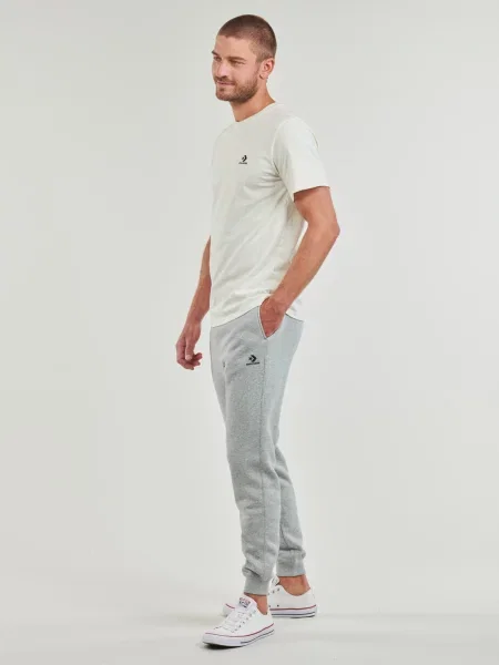 Nohavice Converse s výšivkou sivá