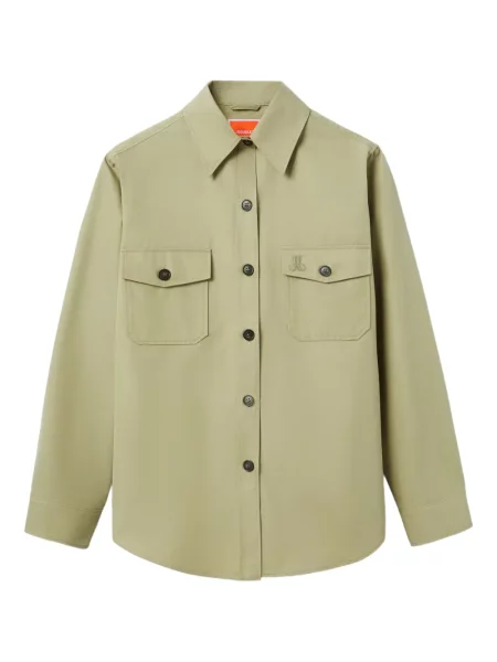 Haftowana kurtka La Doublej zielona