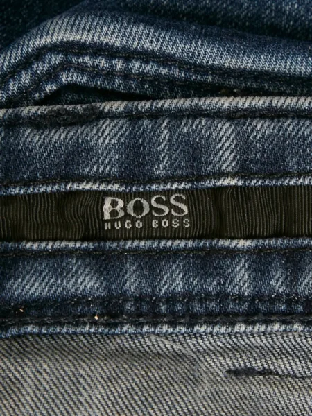 Traperice ravnih nogavica Boss plava