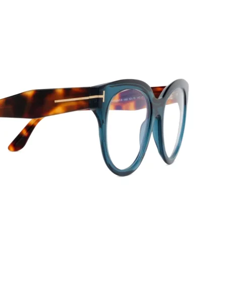 Kulaté sluneční brýle Tom Ford Eyewear modré
