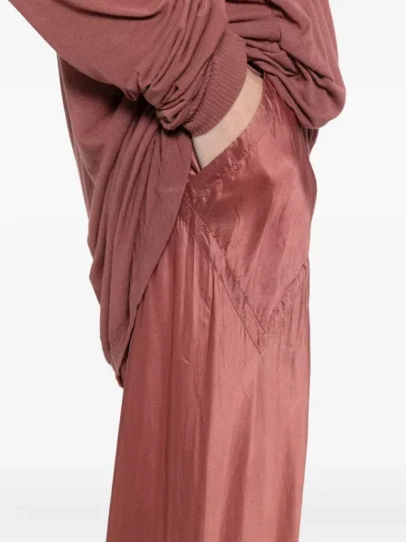 Pantaloni Rick Owens roșu