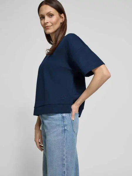 Pudełkowy krój t-shirt model Tilina' Joop! granatowa