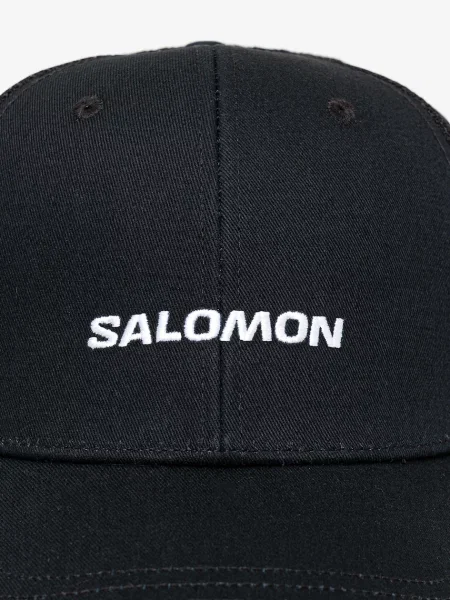 Кепка Salomon с принтом черная