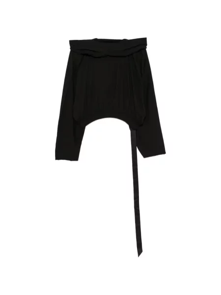 Περικομμένο hoodie Rick Owens Drkshdw με κουκούλα μαύρο