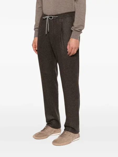 Pantaloni Corneliani cu cordon maro