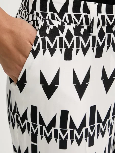 Штани Marciano Guess BRITNEY широкі висока посадка білий