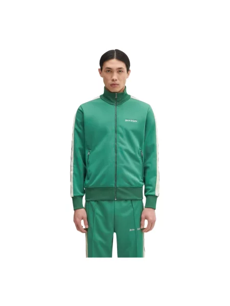 Palm Angels bluza Classic Logo Track wzorzysta zielony
