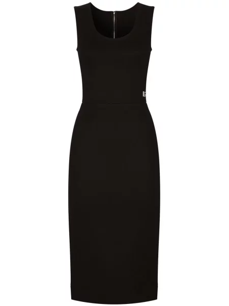 Rochie midi Dolce & Gabbana până la genunchi de costum negru