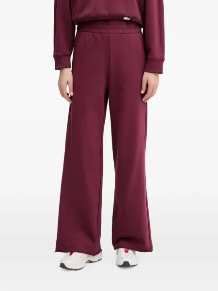 Pantaloni Benetton alergare roșu