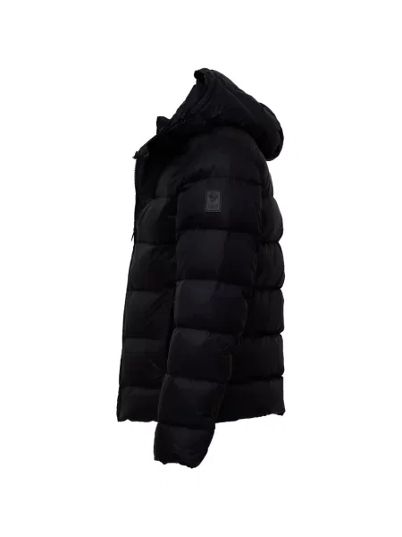 Palton Fay cu glugă negru