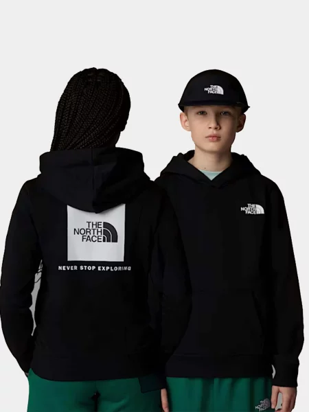 Дитяче Худі The North Face NSE Box бавовна/поліестер чорний