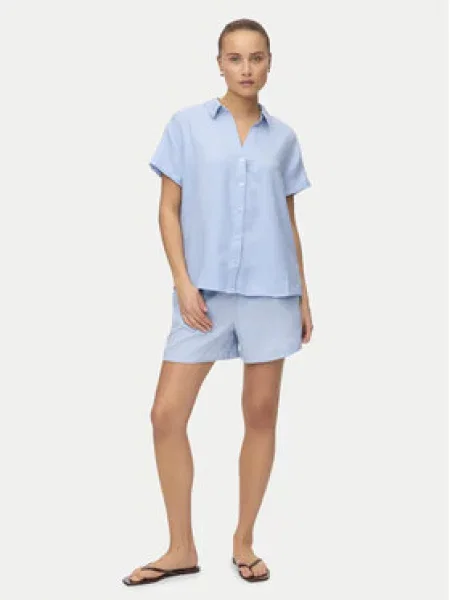 Vero Moda Šortky z materiálu Melaney modrá