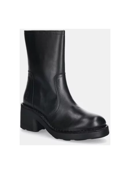 Buty do kostki Fly London skórzane czarne