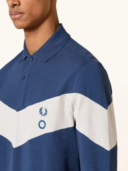 Fred Perry Piqué Polokošile tmavě / režná modrá