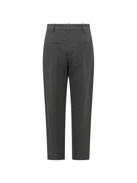 Pantaloni Brunello Cucinelli conici gri