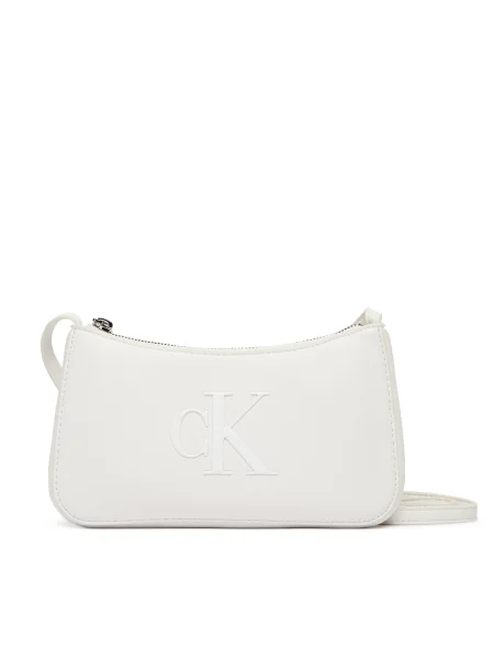 Calvin Klein Kabelka Bold Ck Mini Bag biela