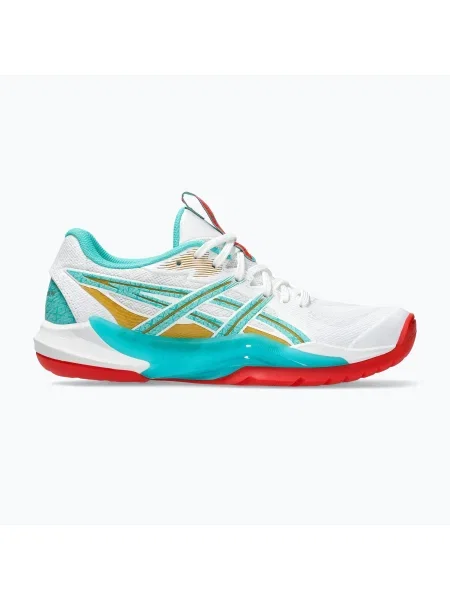 Дамски волейболни обувки ASICS Powerbreak FF бели/морско стъкло бяло
