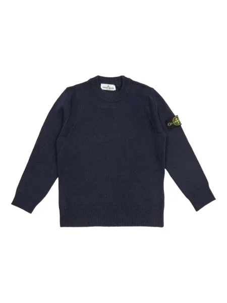Sweter dziecięcy Stone Island niebieski