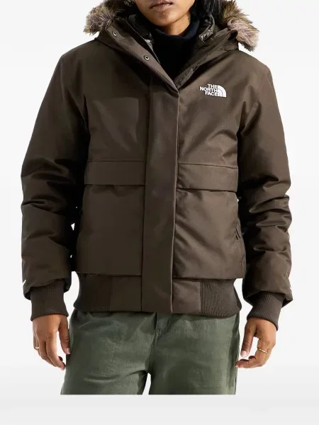 Blană artificială geacă bomber The North Face maro