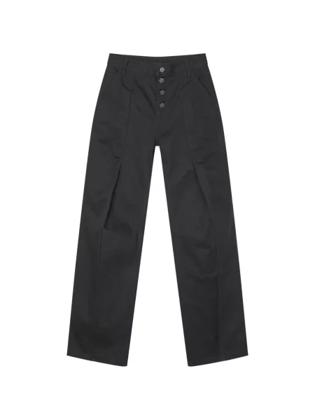 Pantaloni Cecilie Bahnsen cu model floral negru