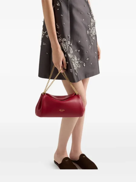 Rochie mini Prada de cristal de costum gri