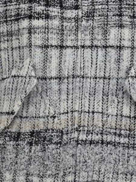 Μάλλινος καρό μπουφάν bomber Missoni λευκό