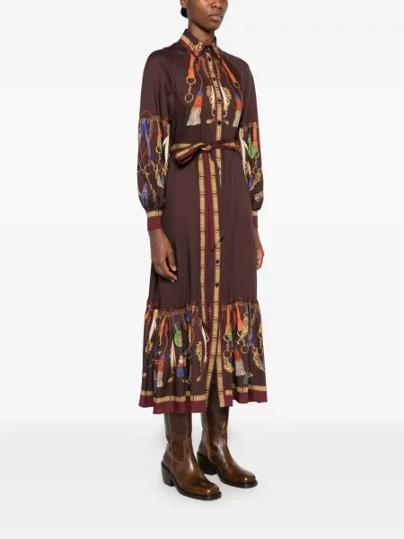 Rochie Etro cu imagine maro