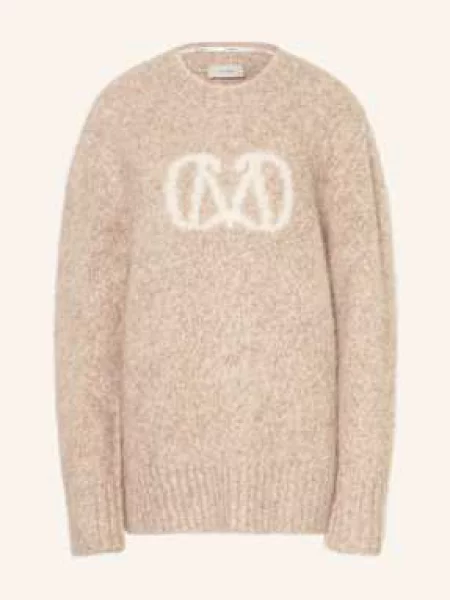Copenhagen Muse Sweter Cmkate Z Dodatkiem Alpaki beige beżowy
