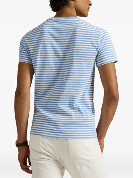 Ριγέ δερμάτινος κάλτσες Polo Ralph Lauren με κορδόνι μαύρο