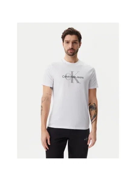 Calvin Klein Jeans Póló | Regular Fit fehér