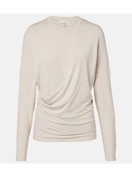 Top Vince din jerseu bej