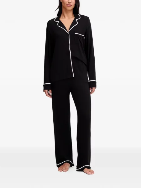 Lung pijamale Dkny negru
