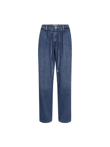 Szerokie jeansy Mos Mosh niebieskie