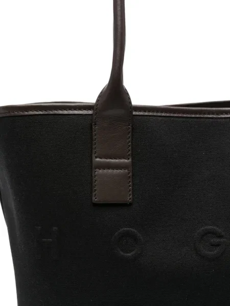 Geantă shopper Hogan din piele negru