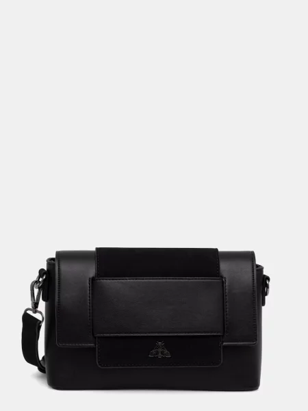 Medicine crossbody kabelka z imitace kůže černá